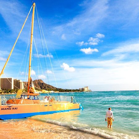 Beautiful Studio In The Heart Of Vibrant Waikiki Хонолулу Екстериор снимка